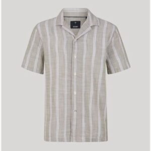 Light Grey Striped Casual Shirt