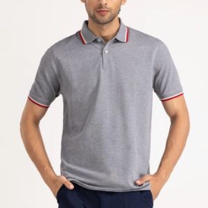 Grey Polo T-Shirt