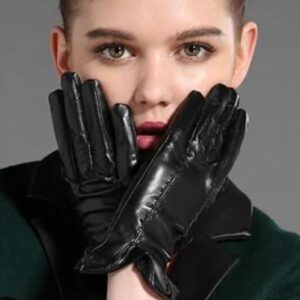 Women’s Premium Genuine Leather Winter Gloves – Product Description